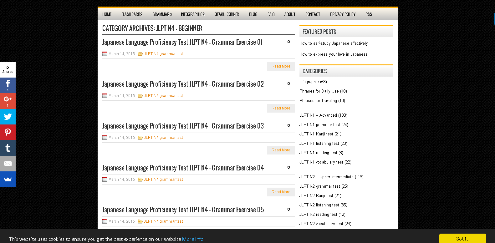 JLPT N4   Beginner – Japanesetest4you.com